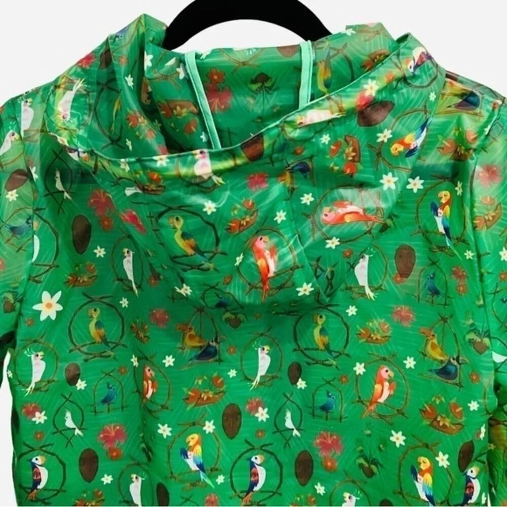 Disney Enchanted Tiki Room Rain Jacket for Women XS‎ NWOT - Picture 5 of 10